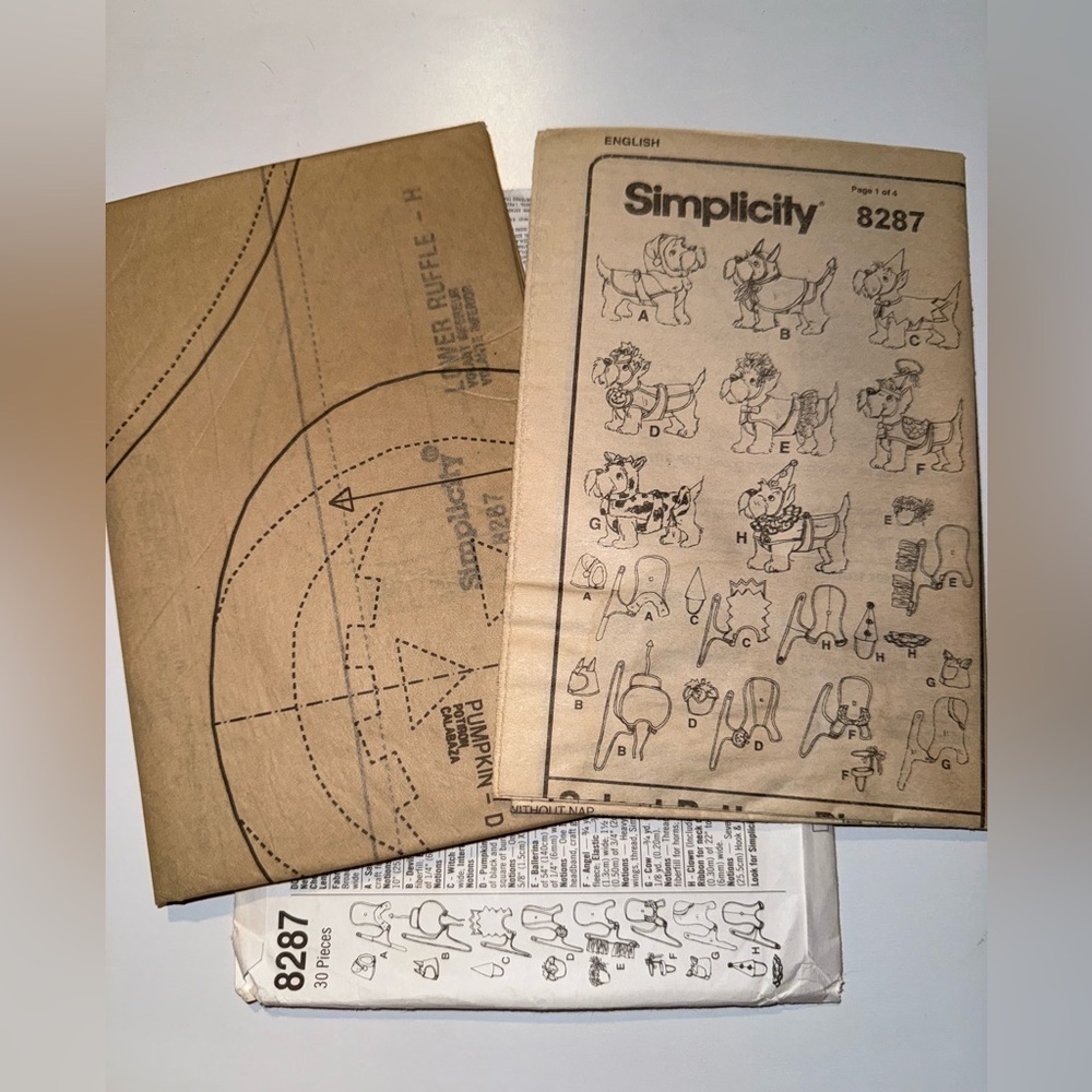 Simplicity Dog Costume Pattern Collection - Picture 4 of 4